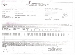 Quality control inspection report
